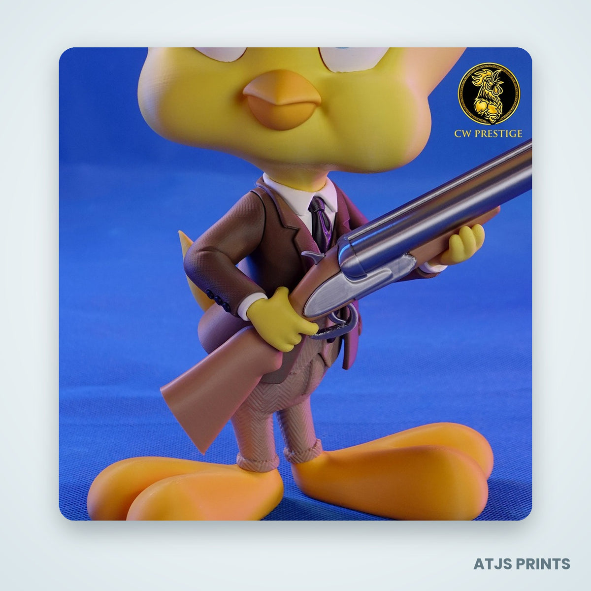 Tweety Peaky Blinders 3D Printed Figure - 11" - view 2