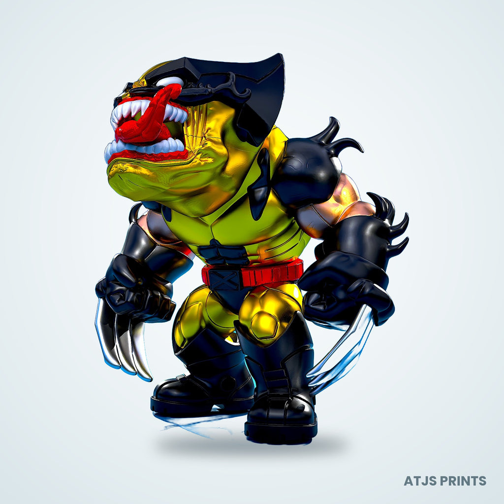 Venom x Wolverine (Venomverine) 3D Printed Figure - 11" - view 3
