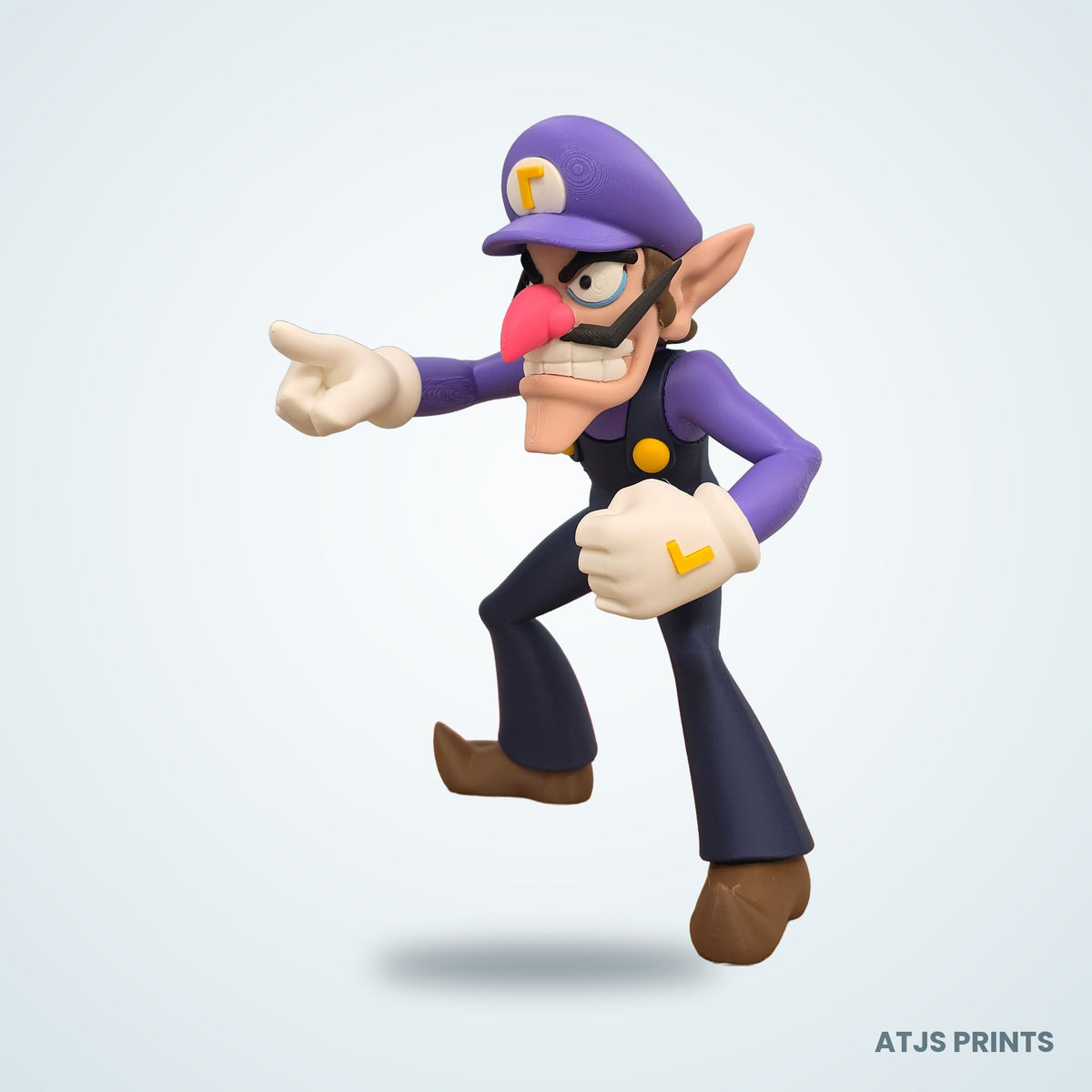 Waluigi 3D Printed Figure - 20" - view 2