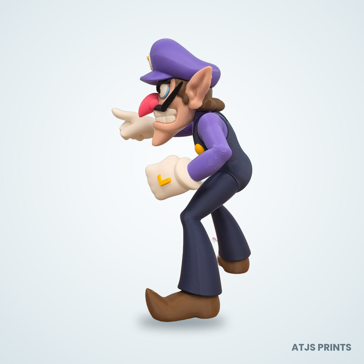 Waluigi 3D Printed Figure - 20" - view 3