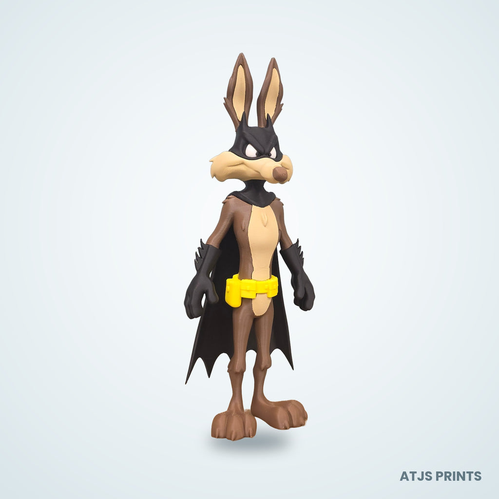Wile E. Coyote as Batman 3D Printed Figure - 23" - view 1