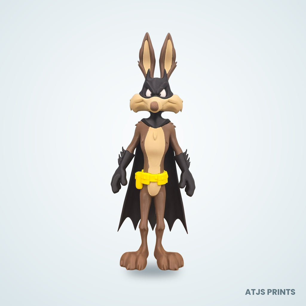 Wile E. Coyote as Batman 3D Printed Figure - 23" - view 2