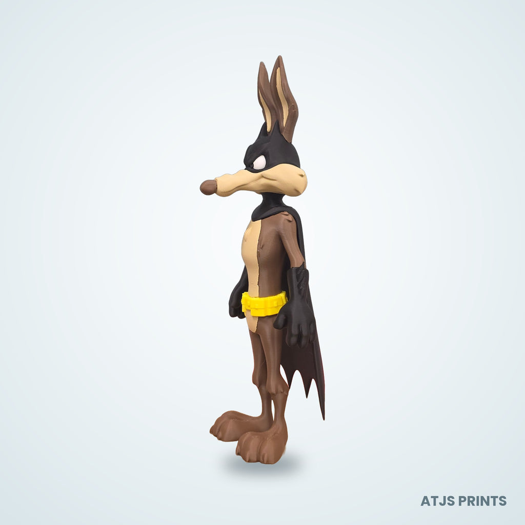 Wile E. Coyote as Batman 3D Printed Figure - 23" - view 3