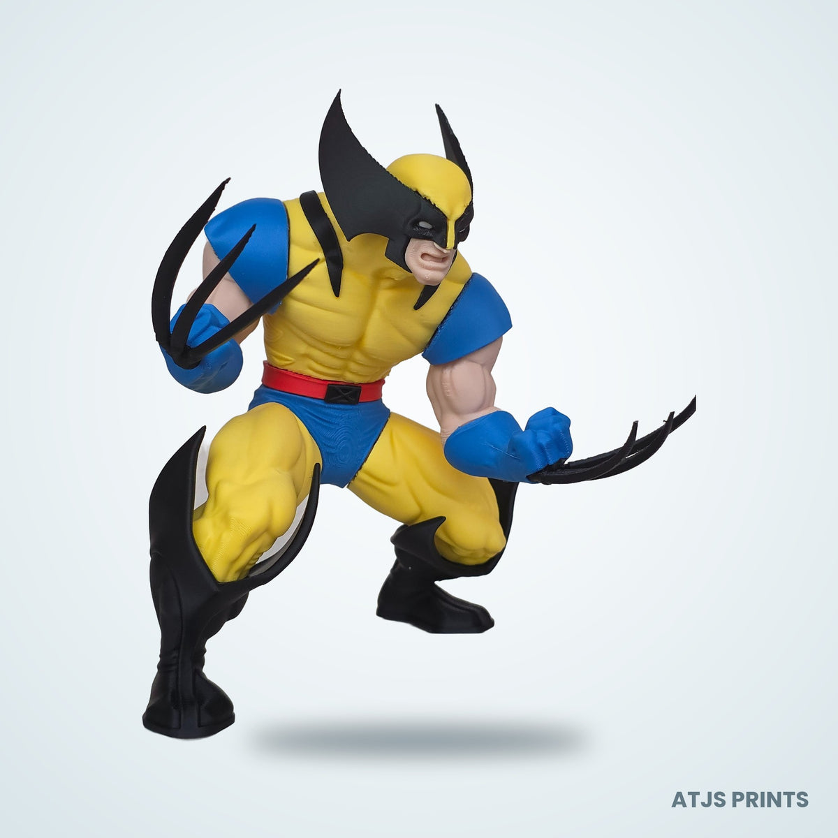 Wolverine 3D Printed Figure - 16" - view 1