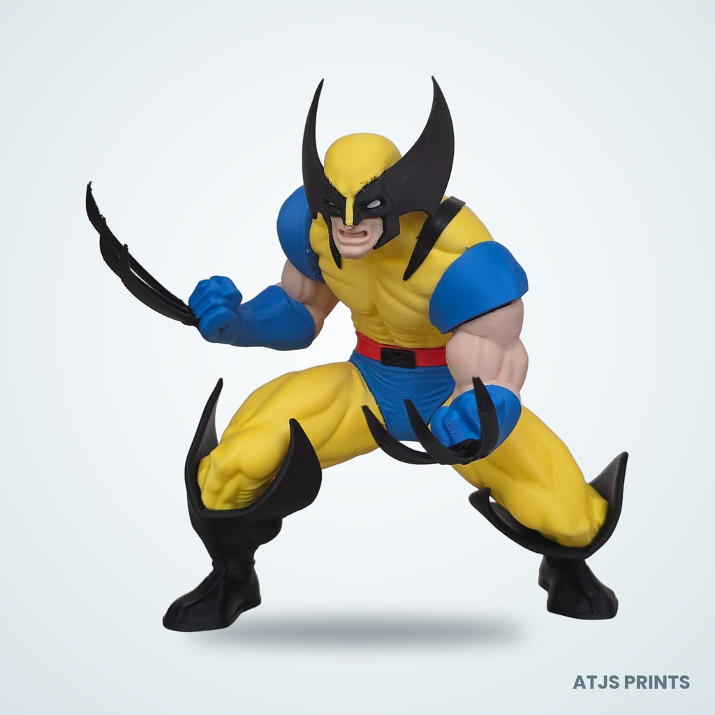 Wolverine 3D Printed Figure - 16" - view 2