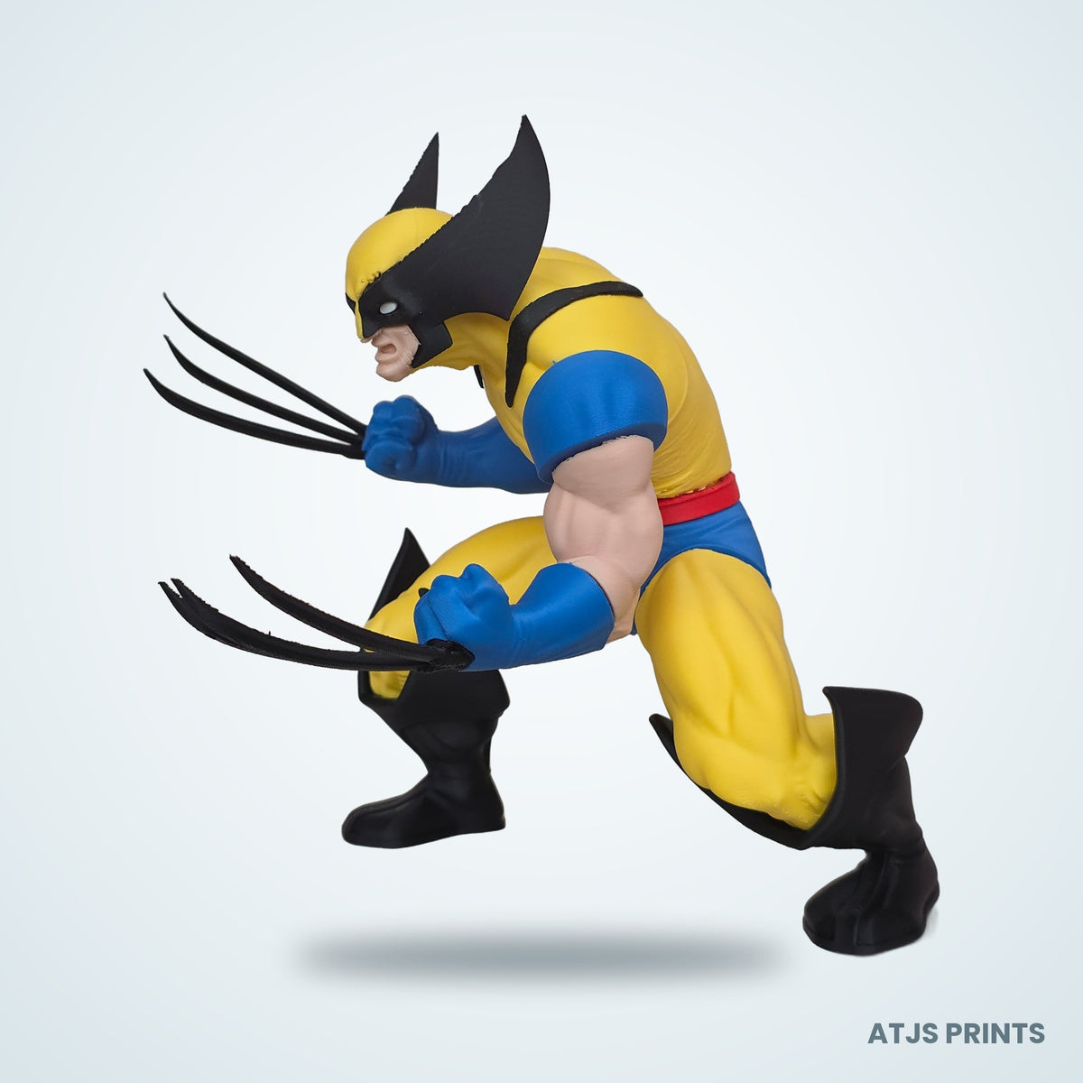 Wolverine 3D Printed Figure - 16" - view 3