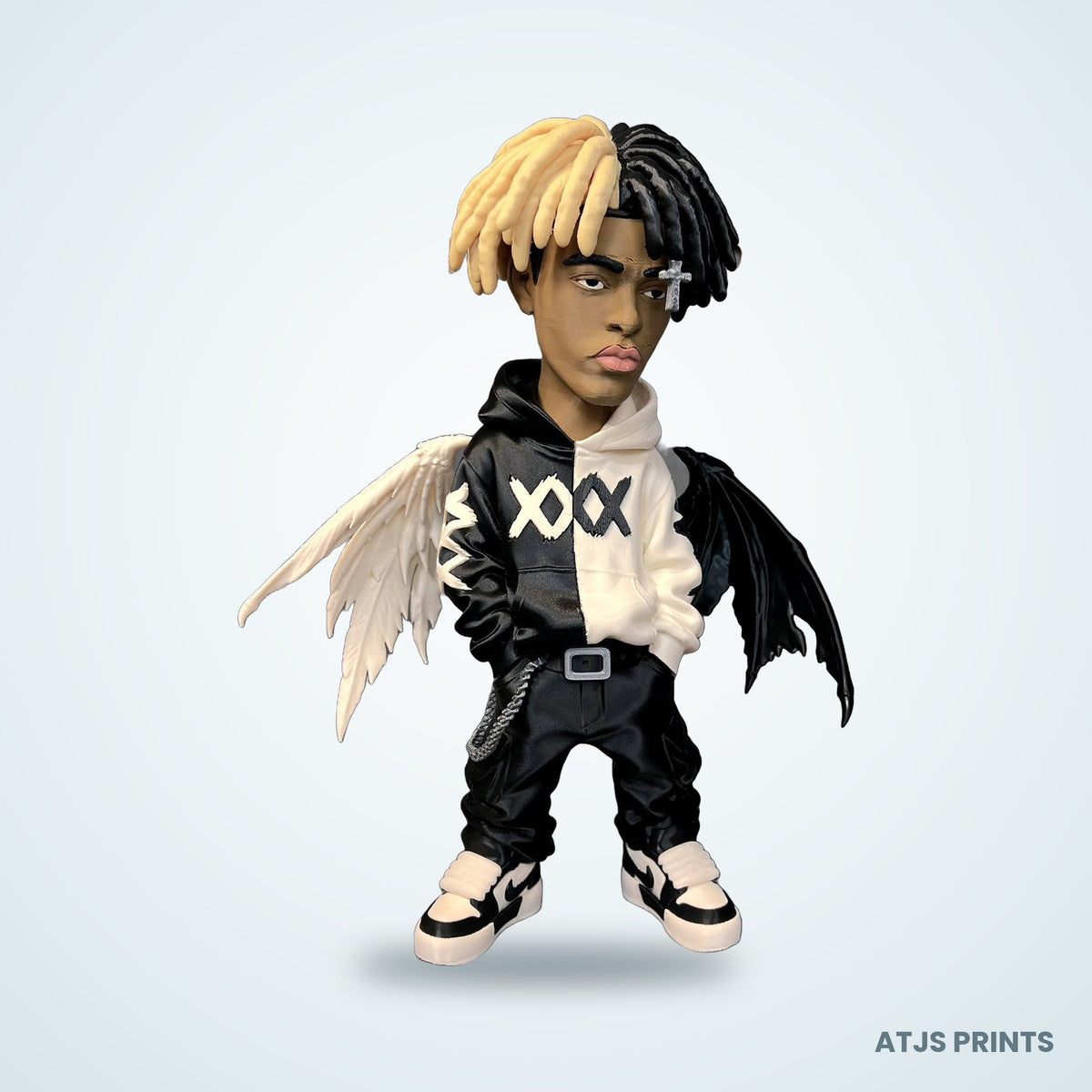 XXXTentacion Caricature 3D Printed Figure - 15" - view 1