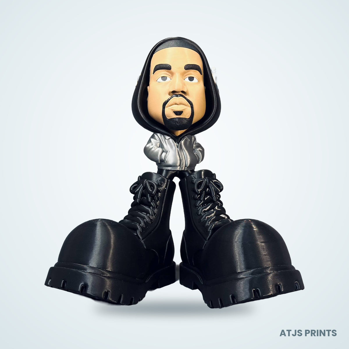 Kanye West Caricature 3D Printed Figure - 15" - view 1