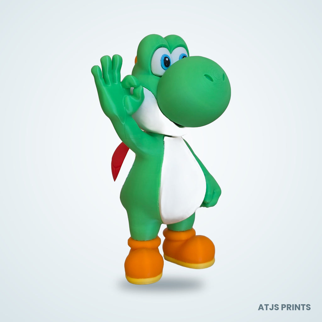Yoshi 3D Printed Figure - 15" - view 1