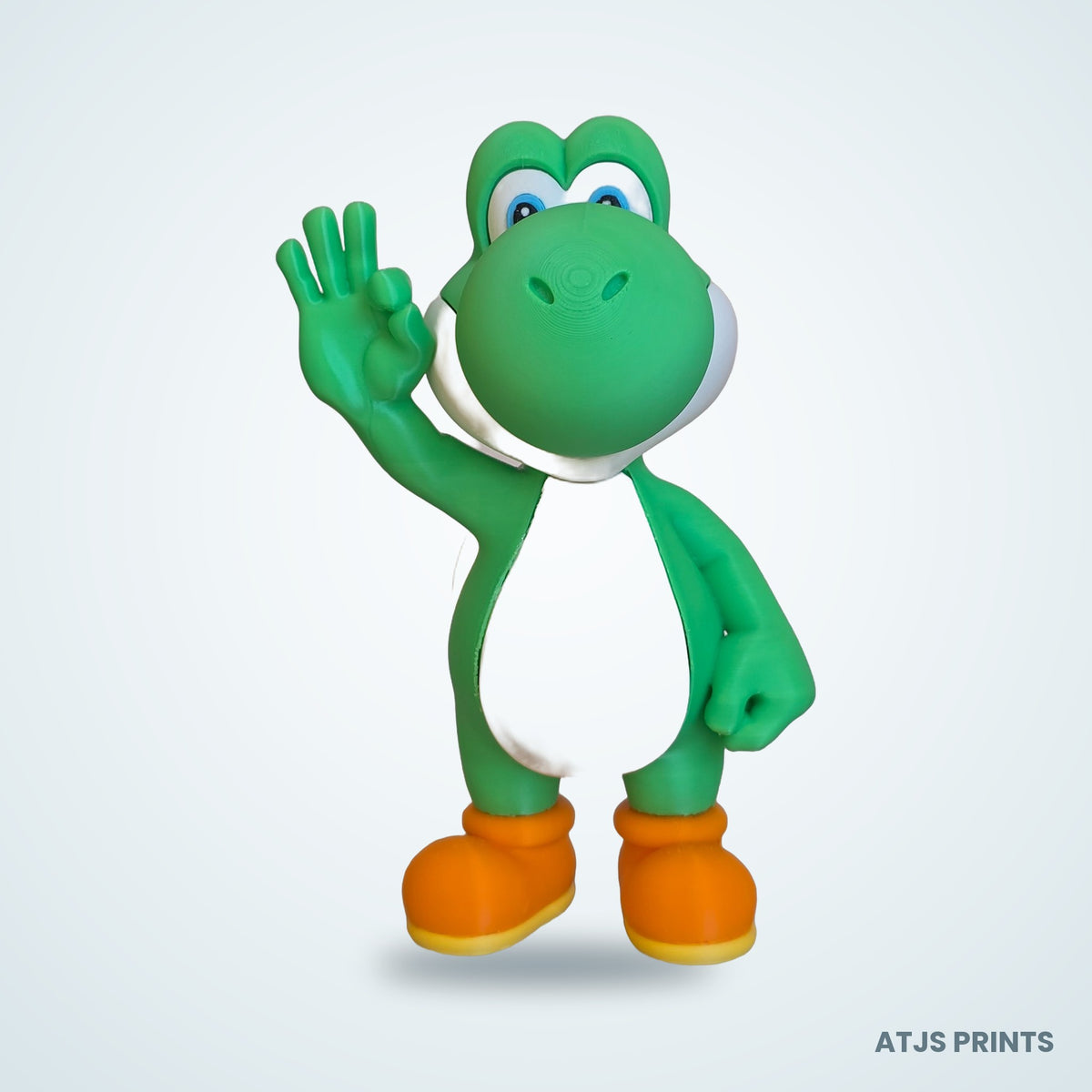 Yoshi 3D Printed Figure - 15" - view 2