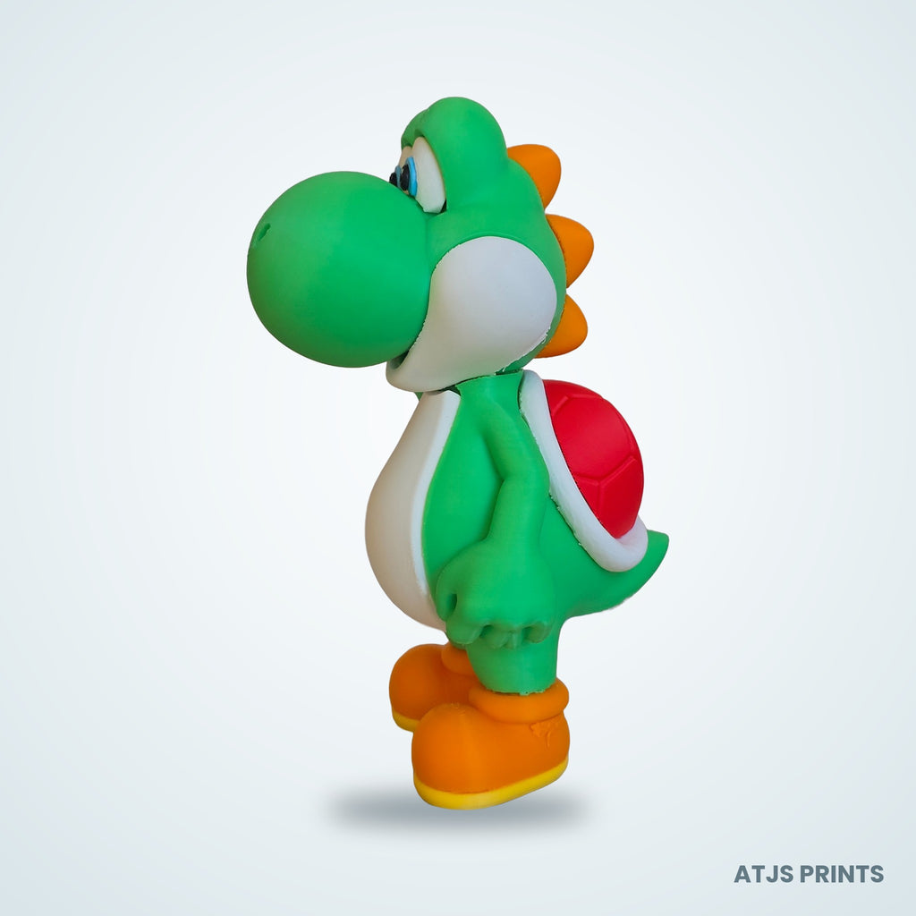 Yoshi 3D Printed Figure - 15" - view 3